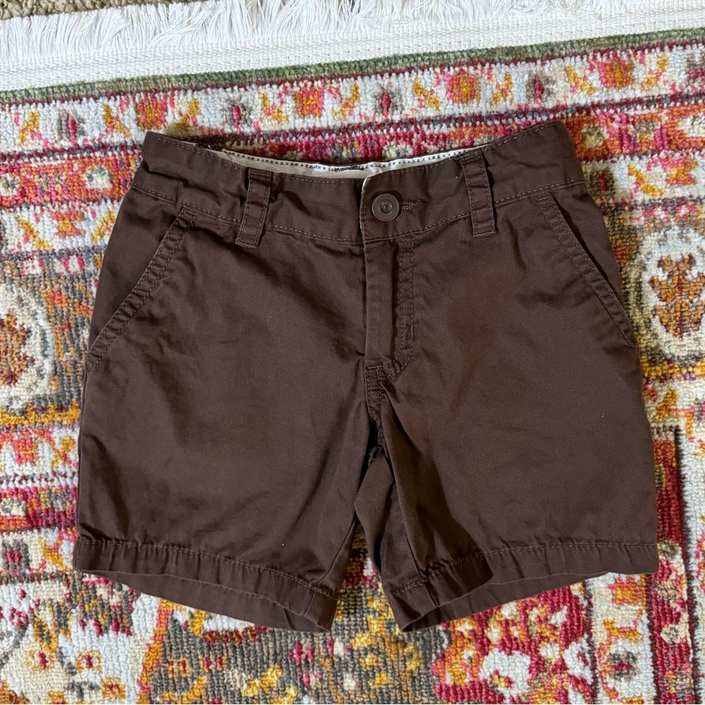Boys Cat & Jack Brown Chino Dress Shorts